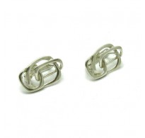 E000547 Sterling Silver Earrings 925 French Clip
